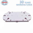 Protective Plastic Fiber Optic Splice Tray 12 Core Capacity For Distribution Box