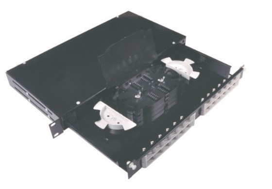 FTTH Fiber Optic Terminal Box , Drawer Type Rack Mounted Optical Distribution Panel