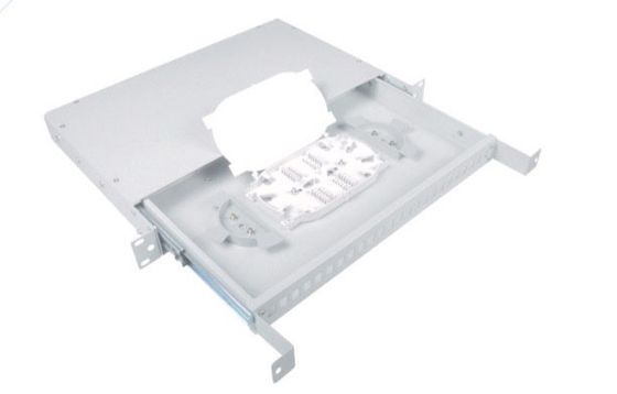 FTTH Fiber Optic Terminal Box , Drawer Type Rack Mounted Optical Distribution Panel