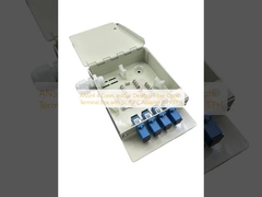 جعبه ترمینال فیبر نوری رومیزی داخلی ANSHI 4 هسته ای با آداپتور SC/UPC برای FTTH