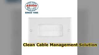 صفحه دیواری اترنت نوع 86 Clean Cable Management