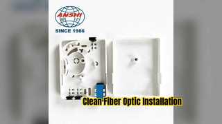 سوکت دیواری فیبر نوری فشرده برای نصب FTTH