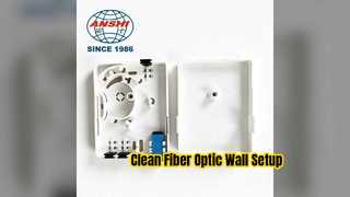 سوکت دیواری فیبر نوری فشرده برای راه اندازی آسان FTTH در خانه