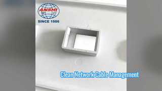 ANSHI RJ45 Wall Plate آسان مدیریت کابل شبکه