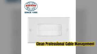 صفحه دیواری اترنت نوع 86 Clean Cable Management