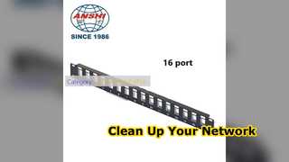 راهنمای نصب پچ پنل 12 پورت 1U Rack Mount