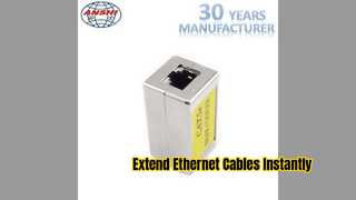 کابل های اترنت را با کوپل های فلزی محافظ RJ45 گسترش دهید