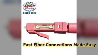 راهنمای نصب آسان کانکتور فیبر نوری سریع FTTH