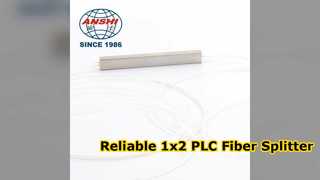 1x2 PLC Fiber Splitter با قابلیت اطمینان بالا راه حل FTTH