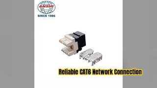 اتصال کابل شبکه قابل اعتماد جک کیستون CAT6 UTP