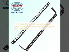 24 پورت 0 5U Patch Panel خالی رک شبکه صرفه جویی در فضا