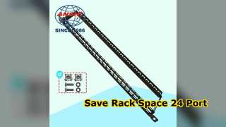 24 پورت 0 5U Patch Panel خالی رک شبکه صرفه جویی در فضا