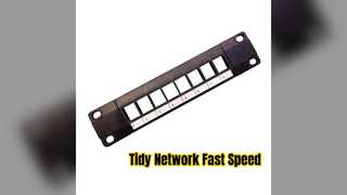 پچ پنل 8 پورت Cat6A برای وضوح شبکه