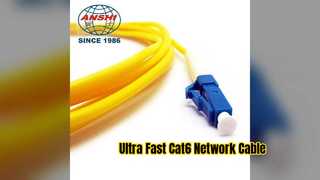 پرسرعت Cat6 پچ کابل اترنت شبکه قابل اعتماد