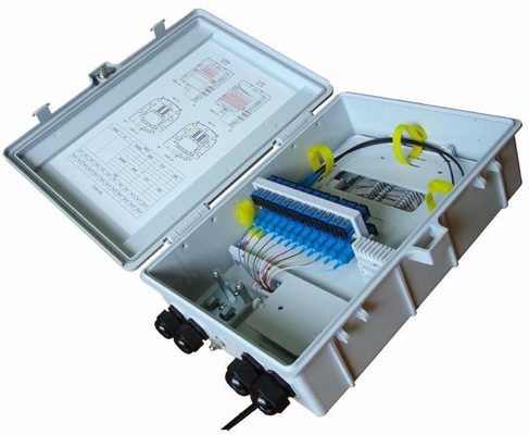 1 * 16 Fiber Distribution Box Cable Termination Box 24 Core For FTTH System