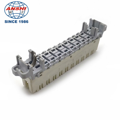 PC Material 110 Terminal Block Highband 10 Pair Module White Body Grey Base