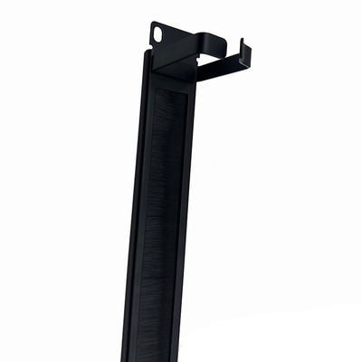 Cold Rolled Sheet 2Rings Horizontal Cable Organizer 1u 19 Inch ANSHI XL-4020-3L-A