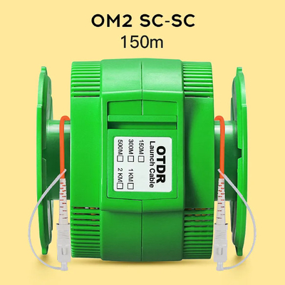 OTDR Fiber Optic Launch Cable Box FTTH SC LC ST FC 500M 1KM 2KM G.657A1 Cable Reel Box