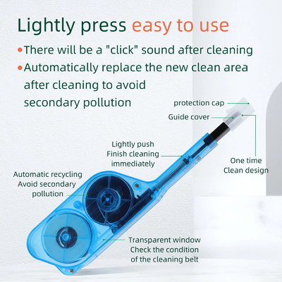 Fiber Optic Cleaning Tool NFC IBC MPO One Click Cleaner For MPO MTP Connector