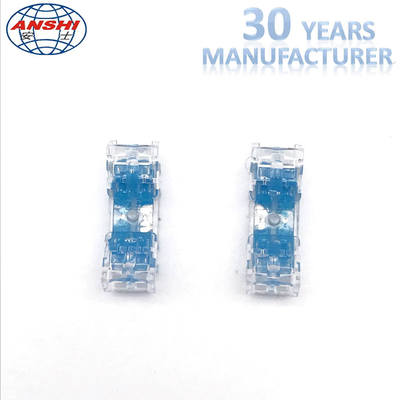 Four Pair Inline Connector Wire Connectors 0.4 - 0.7mm Gel Filled Transparent Lock Joint