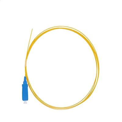 0.9mm 1/1.5 Meter FTTH Sc-upcyellow SC/APC Sinle Core Sm G.652d Core Sc Fiber Patch Pigtail