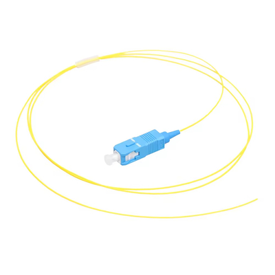 0.9mm 1/1.5 Meter FTTH Sc-upcyellow SC/APC Sinle Core Sm G.652d Core Sc Fiber Patch Pigtail