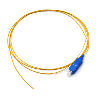 0.9mm 1/1.5 Meter FTTH Sc-upcyellow SC/APC Sinle Core Sm G.652d Core Sc Fiber Patch Pigtail