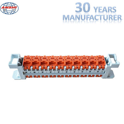 2810 Type Module Quick Connection Toolless 10 Pair Gel Filled Krone Compatible