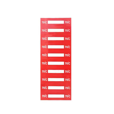 Non Reversible 1 Point 70 ℃ 158℉ 1 Temperature Level High Temperature Sensitive Labels