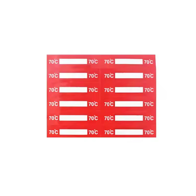 Non Reversible 1 Point 70 ℃ 158℉ 1 Temperature Level High Temperature Sensitive Labels