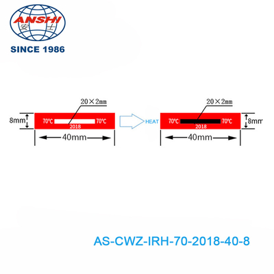 Reversible Temp Indicator Stickers 70℃  158℉ High Temperature Indicator Stickers