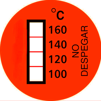 Restaurants Irreversible Temperature Sensitive Labels 100-160℃ For High Temp Applications