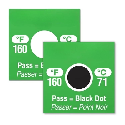 Irreversible Temperature Labels For High Temperature Monitoring 60~100 ℃