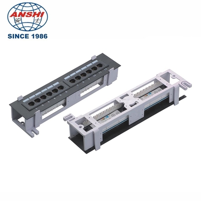 10 اینچ 12 پورت دیواری UTP Patch Panel 110 IDC نوع