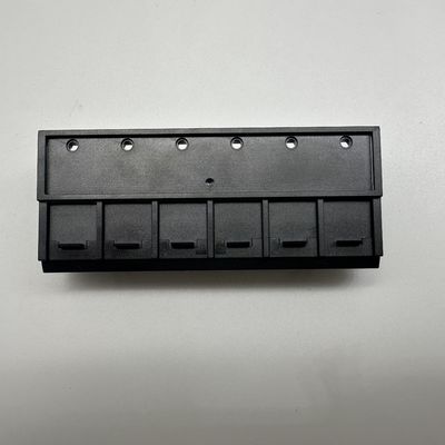 آداپتور پنل جلویی 6 شیار RJ45 کیستون UTP برای پچ پنل