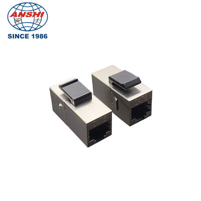RJ45 Keystone Jack Inline Coupler CAT6 FTP/STP 8P8C زنانه به زنانه Keystone CAT 6 جک