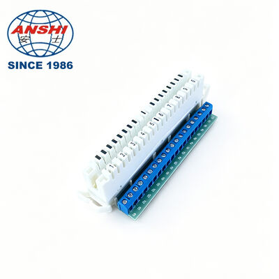 10 جفت 20 قطب LSA-PLUS ماژول PCB ترمینال اتصال تلفن XL-011L ABS پروفایل عقب نصب پلاگین قطعات مخابراتی
